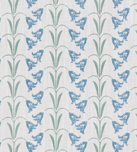 Bluebells Fabric by Barneby Gates Blue/Green