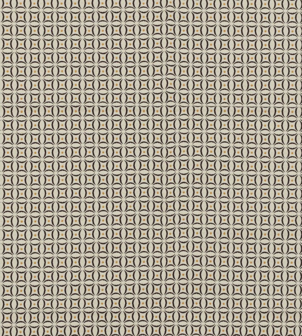 Boe Fabric by Vanderhurd Graphite & Gold
