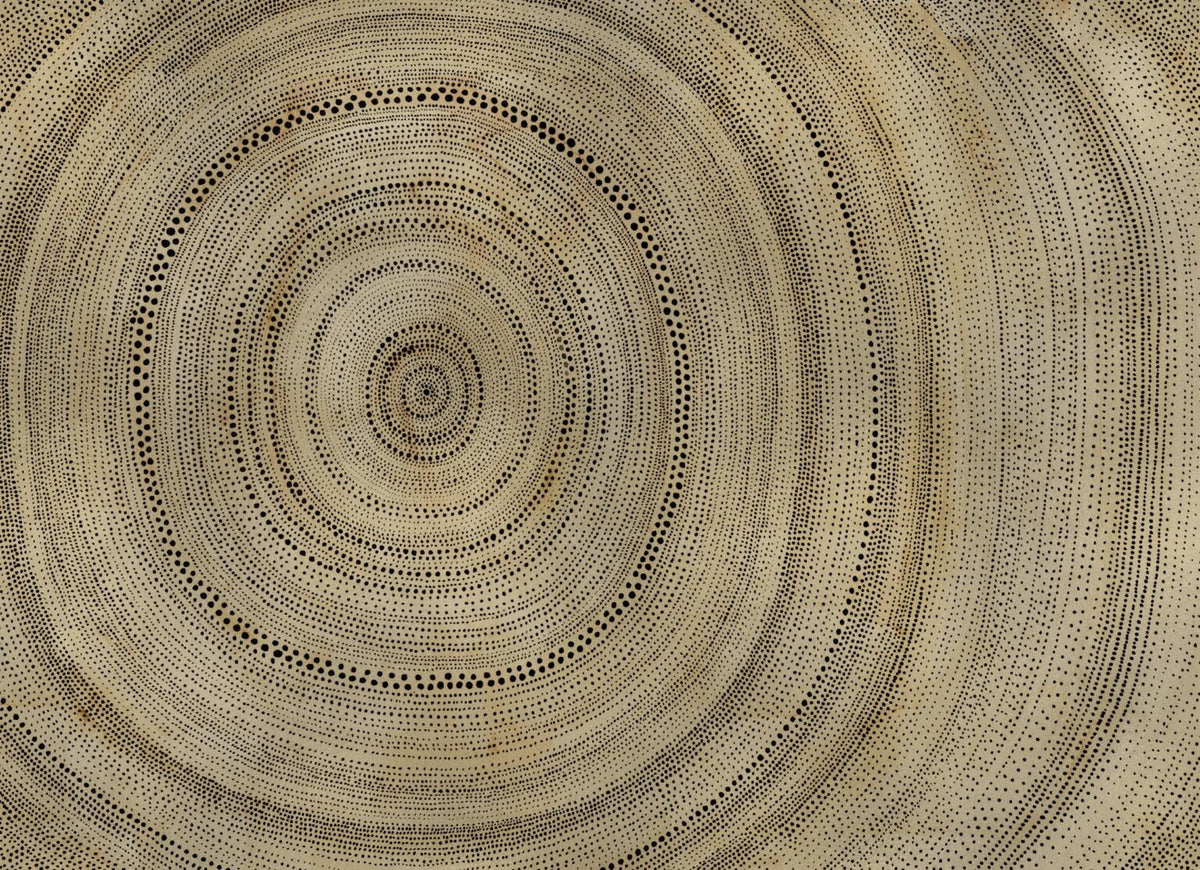 Bois mural by Coordonné in Copper, flat pattern view
