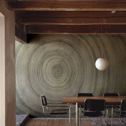 Bois mural by Coordonné in Silver, shown in a styled room