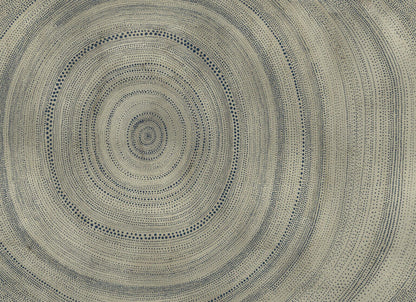 Bois mural by Coordonné in Silver, flat pattern view