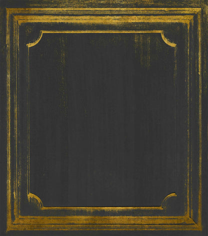 Boiserie wallpaper by Coordonné in Coal, flat pattern view