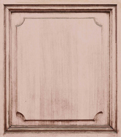 Boiserie wallpaper by Coordonné in Rose, flat pattern view