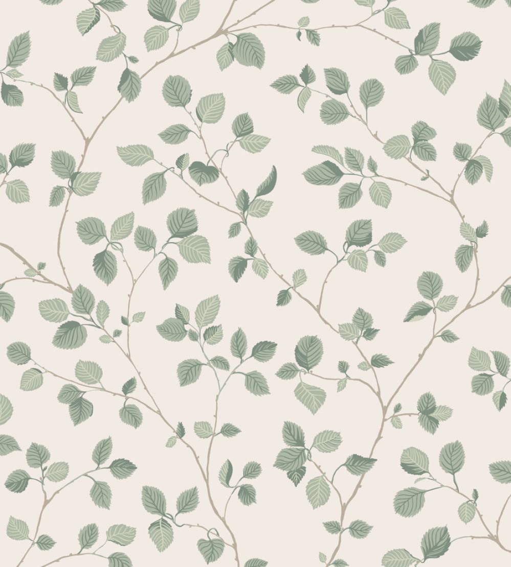 Bokskog Wallpaper by Sandberg Garden Green