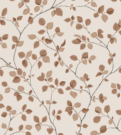 Bokskog Wallpaper by Sandberg Terracotta
