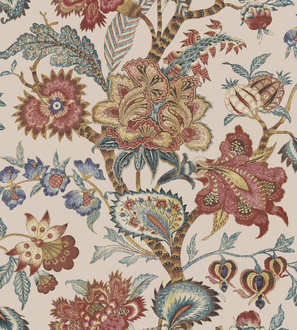 Bombay Fabric by Arley House Old Gold
