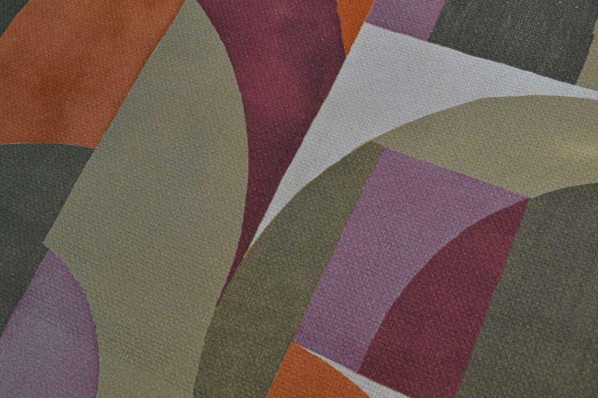 Bongo fabric by Coordonné in Kaki, shown in a styled room
