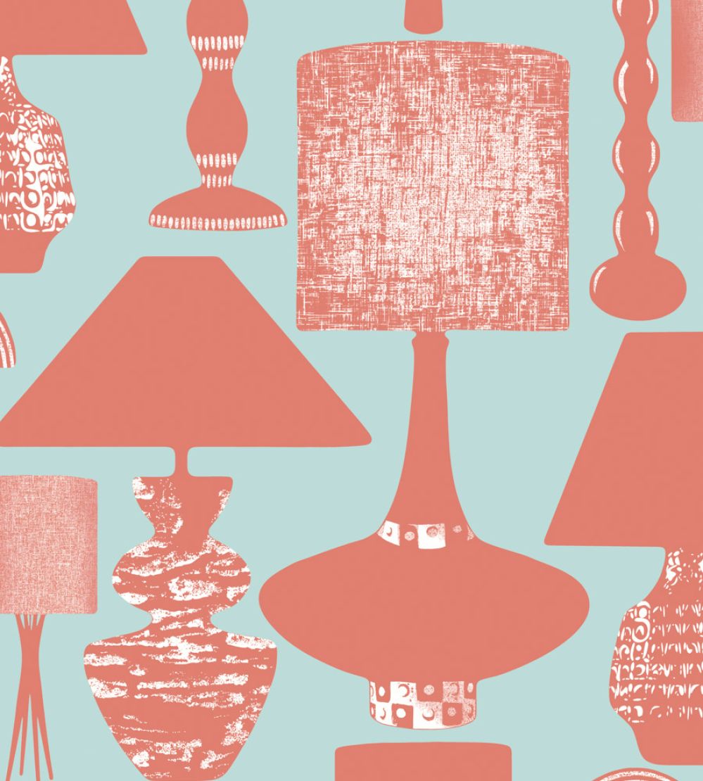Boogie Lights Wallpaper by Ohpopsi Saltwater Coral