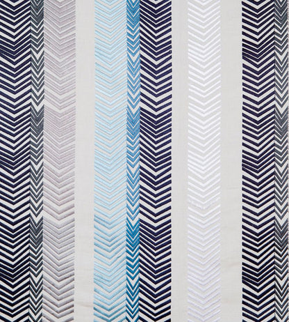 Bookend Fabric by Christopher Farr Cloth Indigo