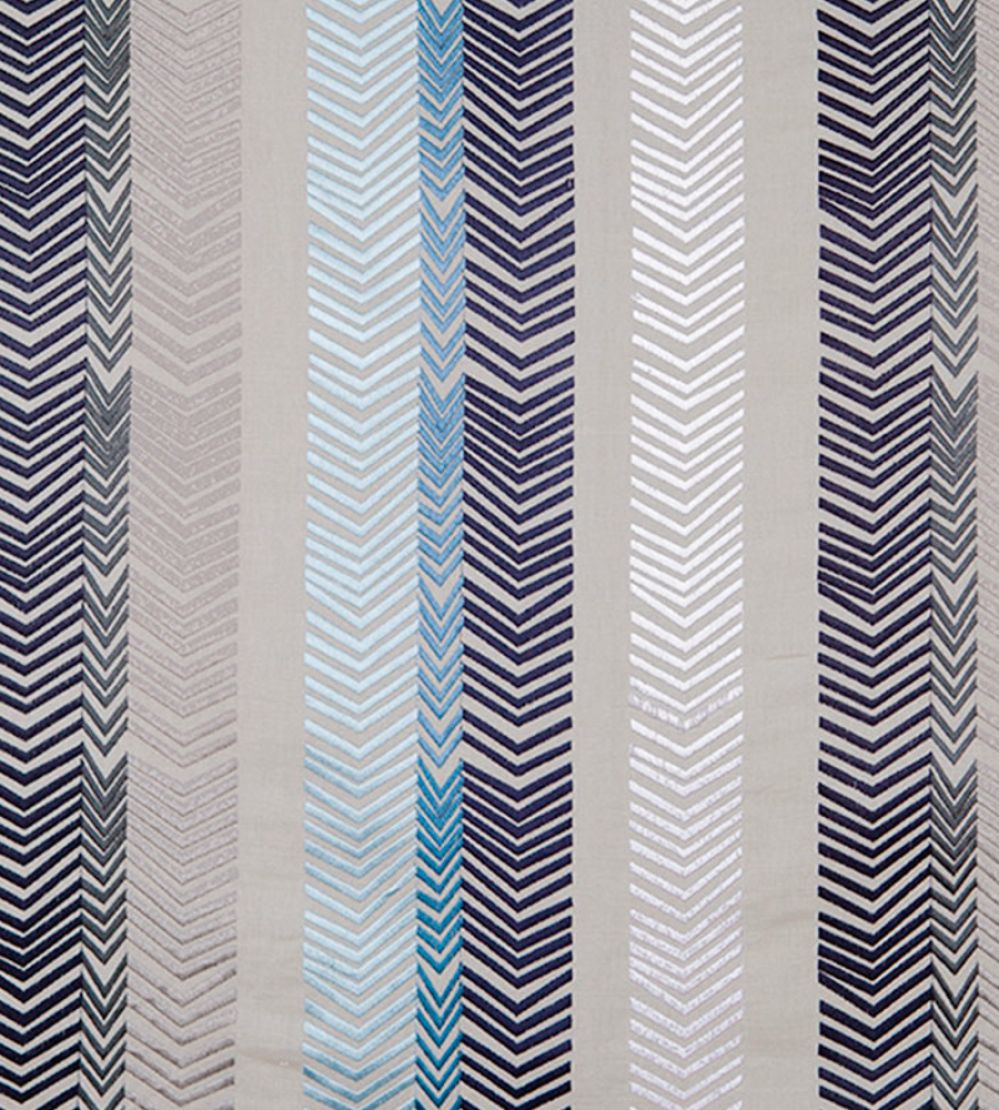 Bookend Fabric by Christopher Farr Cloth Navy