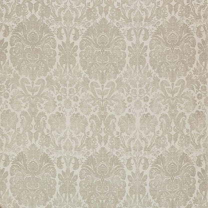 Borghese Two Color Small Scale Pale Gray on Light Tint fabric by Quadrille
