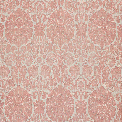 Borghese Two Color Small Scale Soft Pinks on Light Tint fabric by Quadrille