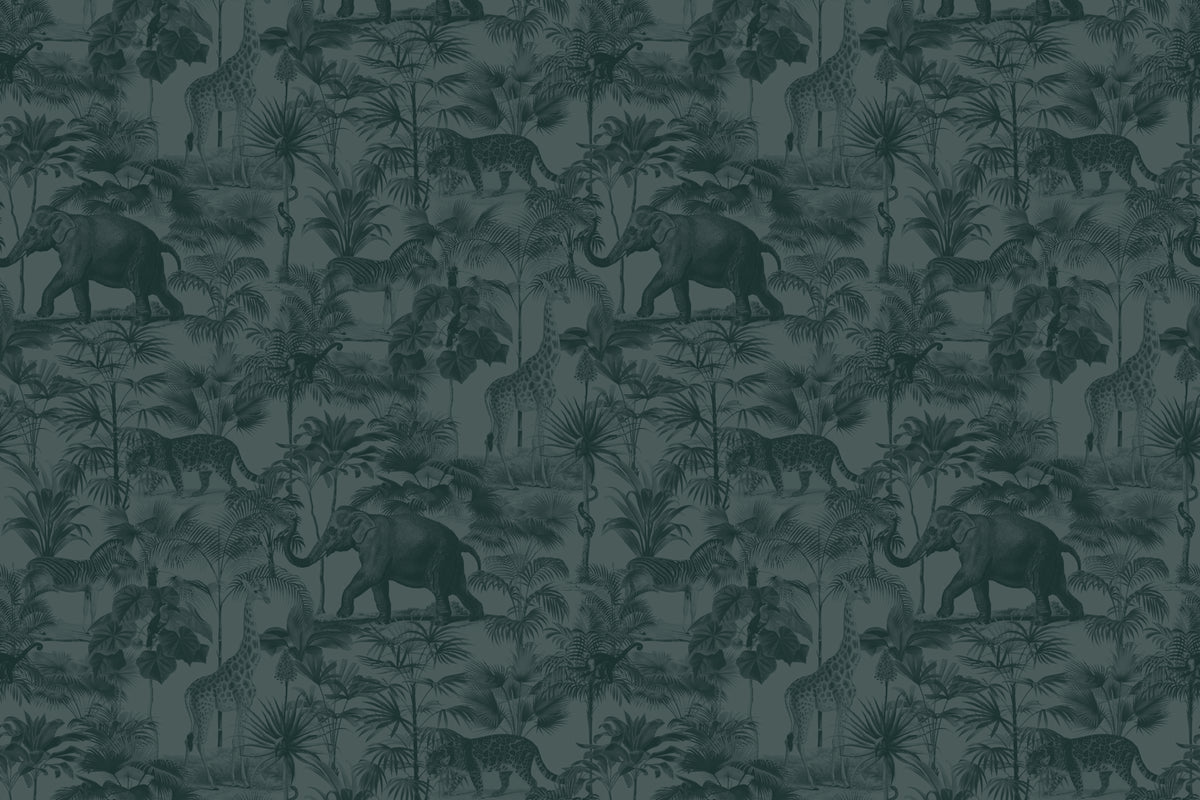 Borneo Teal wallpaper by Hovia