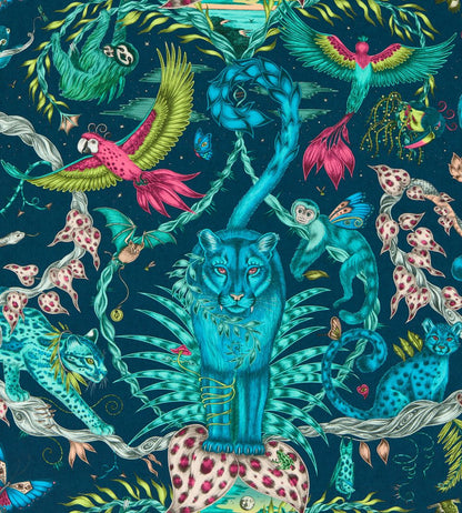 Bosque Dreams Wallpaper by Clarke & Clarke Navy