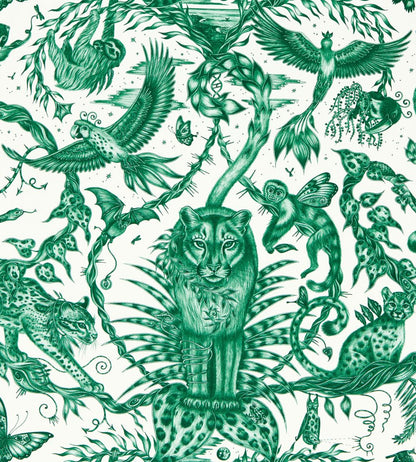 Bosque Dreams Wallpaper by Clarke & Clarke Seafoam