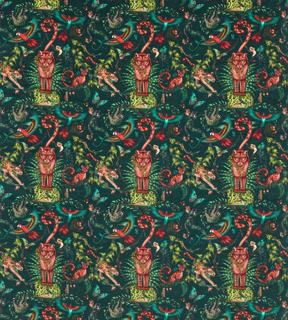 Bosque Dreams Velvet Fabric by Clarke & Clarke Forest