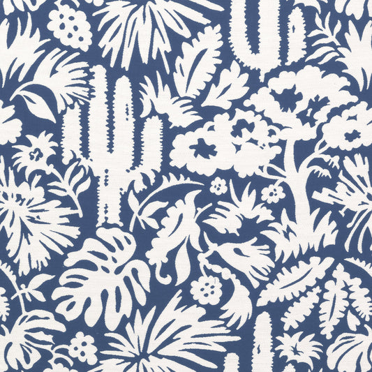 Botanica Fabric by Thibaut in Navy (W74622)