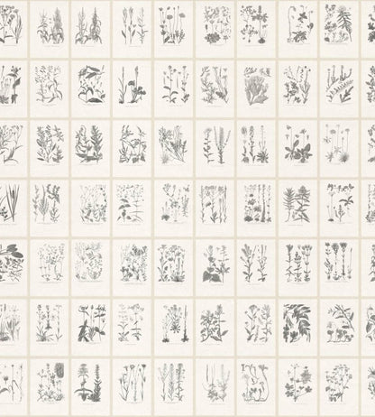 Botanica Mural by Sandberg Graphite
