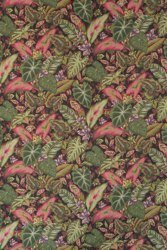 Botanical Leaf Fabric by Jean Monro in Calathea