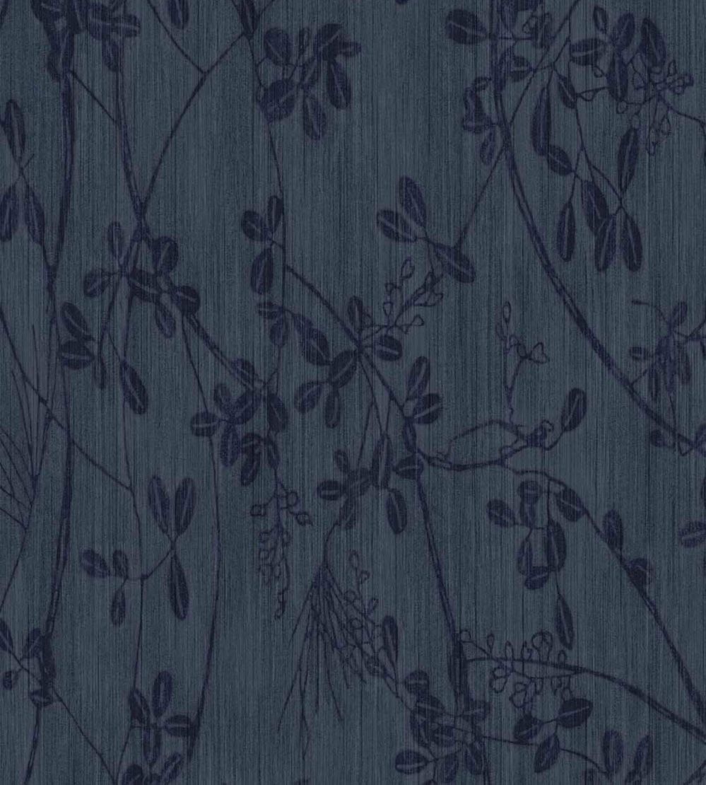 Botanical Trail Wallpaper by Eijffinger Blue