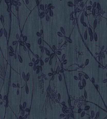 Botanical Trail Wallpaper by Eijffinger Blue