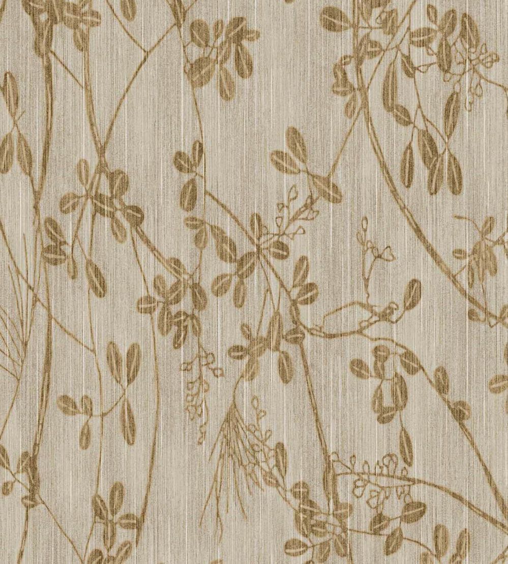 Botanical Trail Wallpaper by Eijffinger Yellow / Ochre