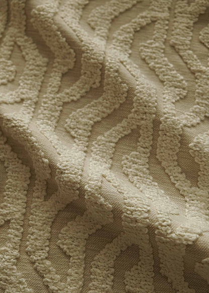 BOUCLE fabric by Coordonné in NUDE, flat pattern view