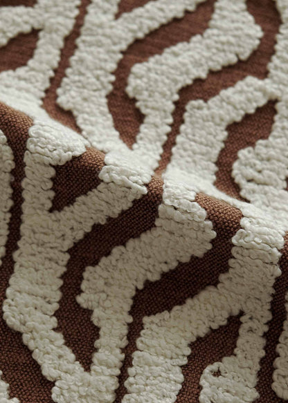 BOUCLE fabric by Coordonné in TIERRA, flat pattern view