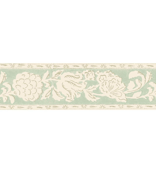 Boulevard Stripe Border Wallpaper by DADO Celadon