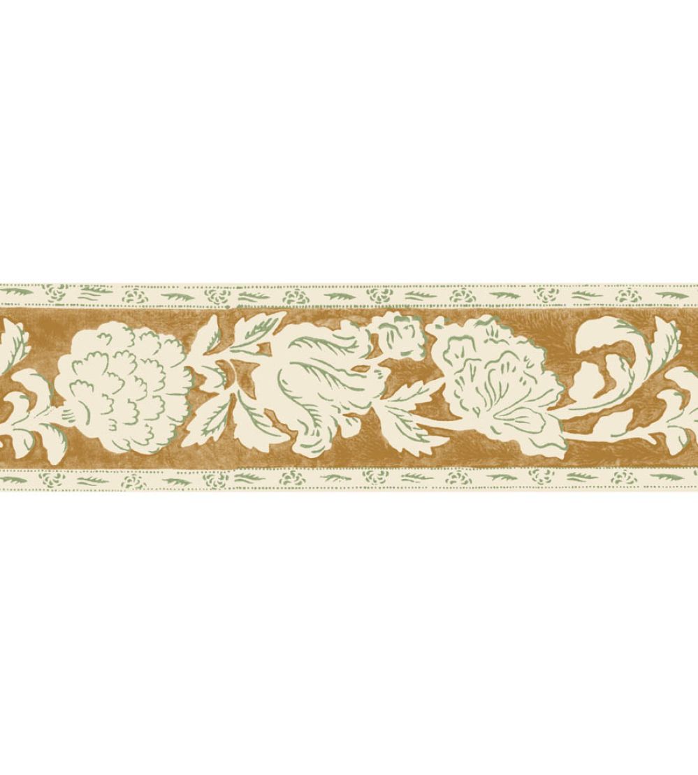 Boulevard Stripe Border Wallpaper by DADO Ochre