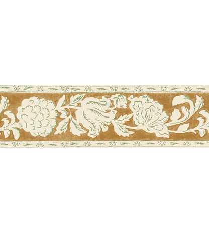 Boulevard Stripe Border Wallpaper by DADO Ochre