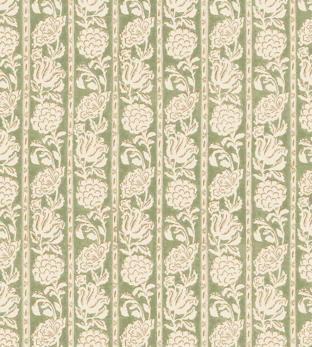 Boulevard Stripe Wallpaper by DADO Olive