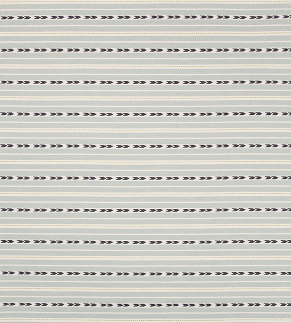 Bow And Arrow Fabric by Christopher Farr Cloth Aqua