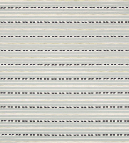 Bow And Arrow Fabric by Christopher Farr Cloth Aqua