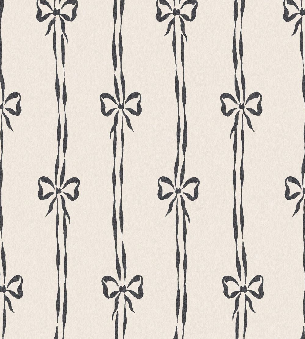 Bow Peep Wallpaper by Woodchip & Magnolia Charcoal