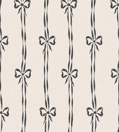 Bow Peep Wallpaper by Woodchip & Magnolia Charcoal