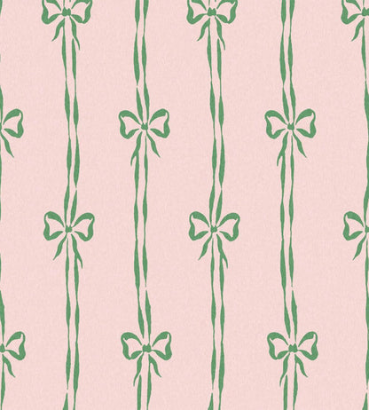 Bow Peep Wallpaper by Woodchip & Magnolia Pink Apple