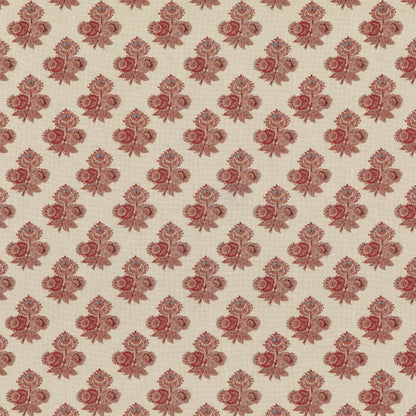 Poppy Paisley Fabric by G P & J Baker in Red
