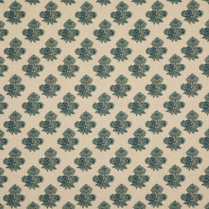 Poppy Paisley Fabric by G P & J Baker in Indigo