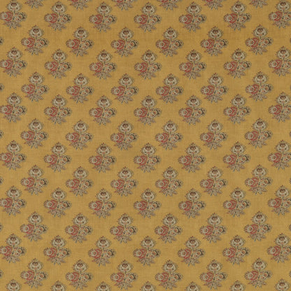 Poppy Paisley Fabric by G P & J Baker in Ochre