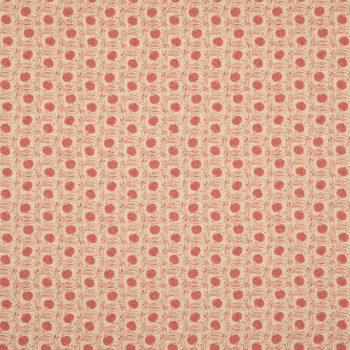 Seed Pod Fabric by G P & J Baker in Red