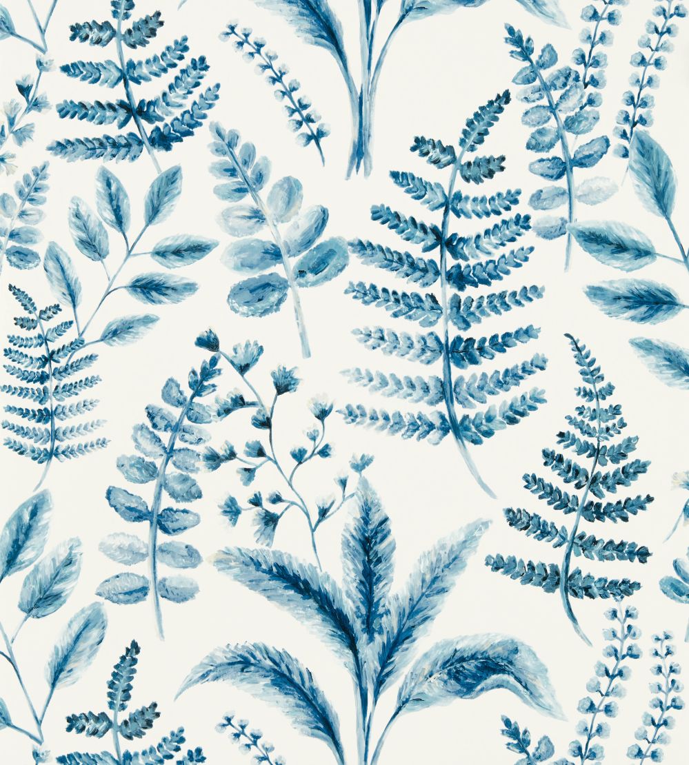 Bracken Wallpaper by Clarke & Clarke Denim