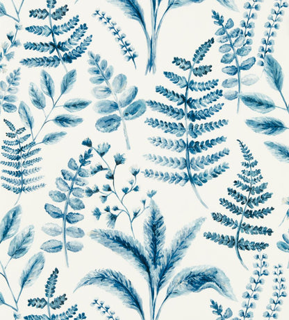 Bracken Wallpaper by Clarke & Clarke Denim
