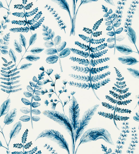 Bracken Wallpaper by Clarke & Clarke Denim