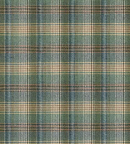 Braemar Fabric by Mulberry Home Teal