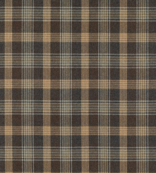 Braemar Fabric by Mulberry Home Woodsmoke