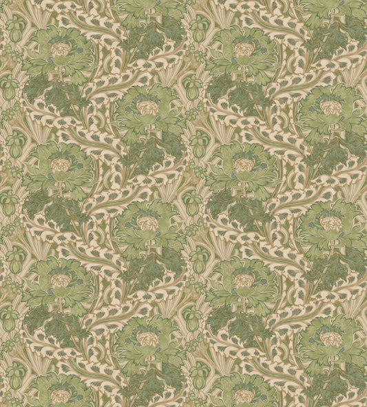 Brantwood Wallpaper by GP & J Baker Green