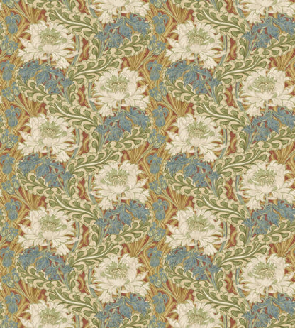 Brantwood Wallpaper by GP & J Baker Red/Green