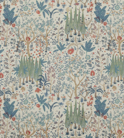 Bridport Fabric by Baker Lifestyle Blue/Red