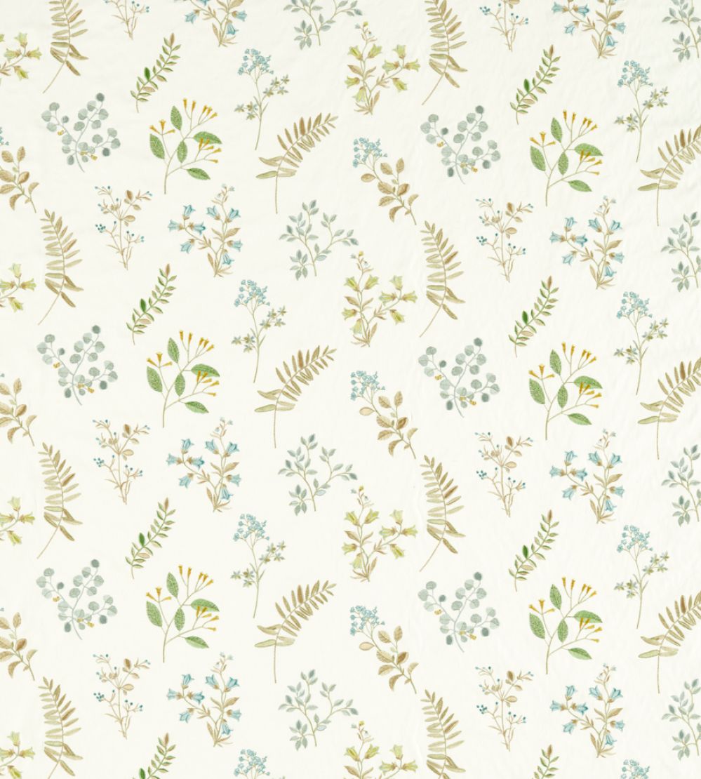 Brigitte Fabric by Clarke & Clarke Apple/Mineral